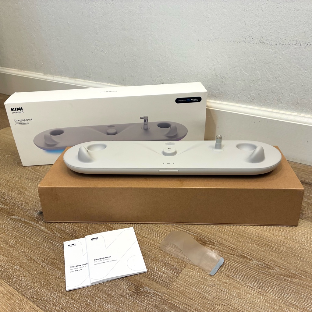 Kiwi Design Charging Dock For Meta Quest 2 Vr Headset  Controllers